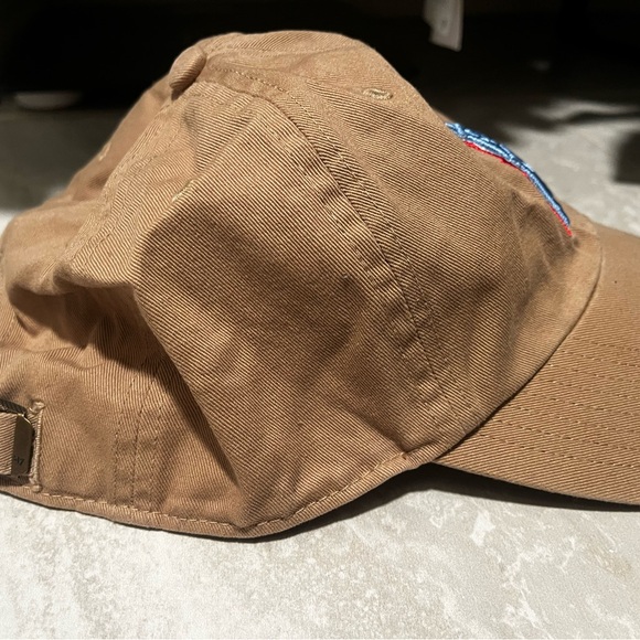 Houston Oilers- Tan Cap with Embroidered Logo - Picture 2 of 2